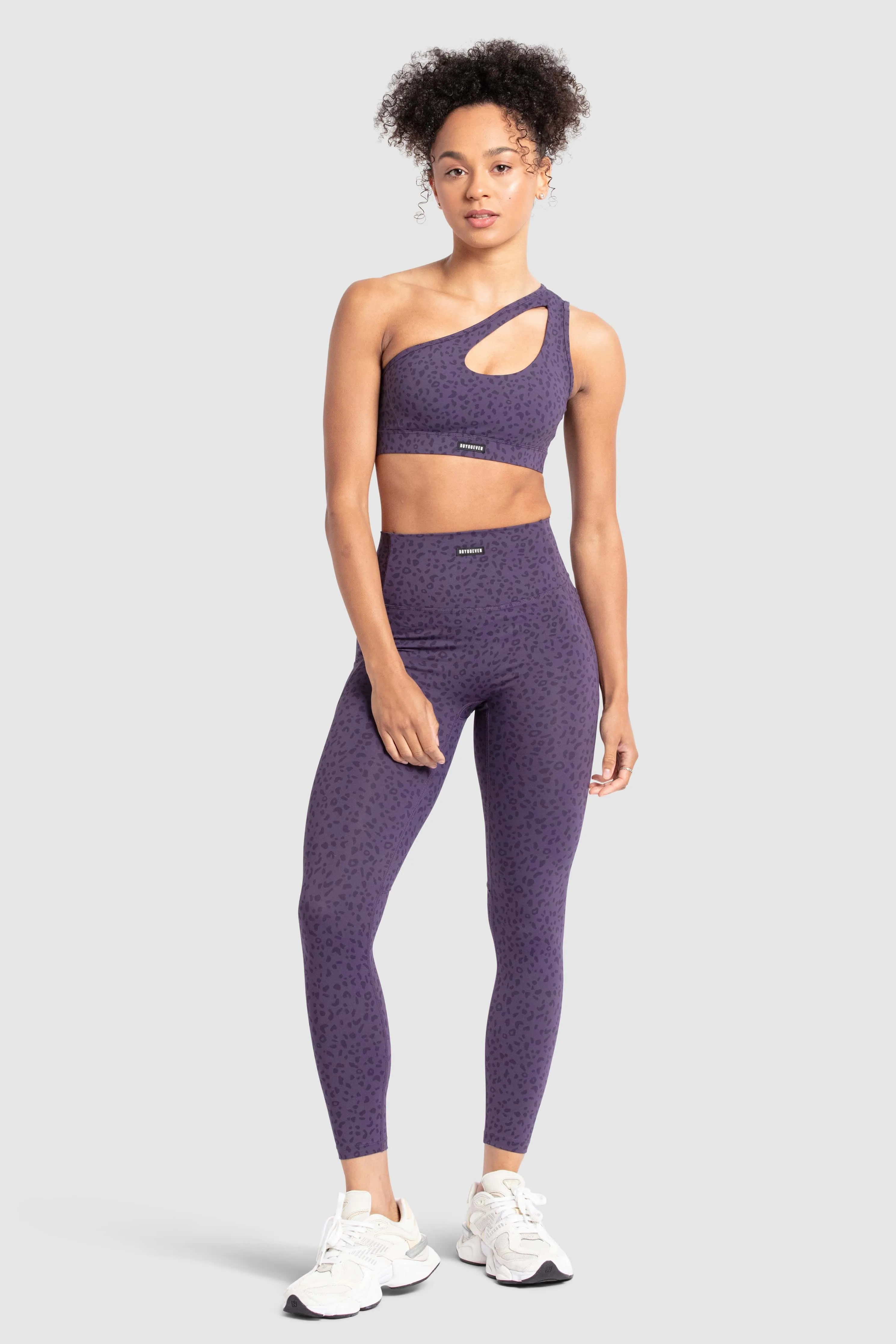 Desire Leggings - Purple Leopard