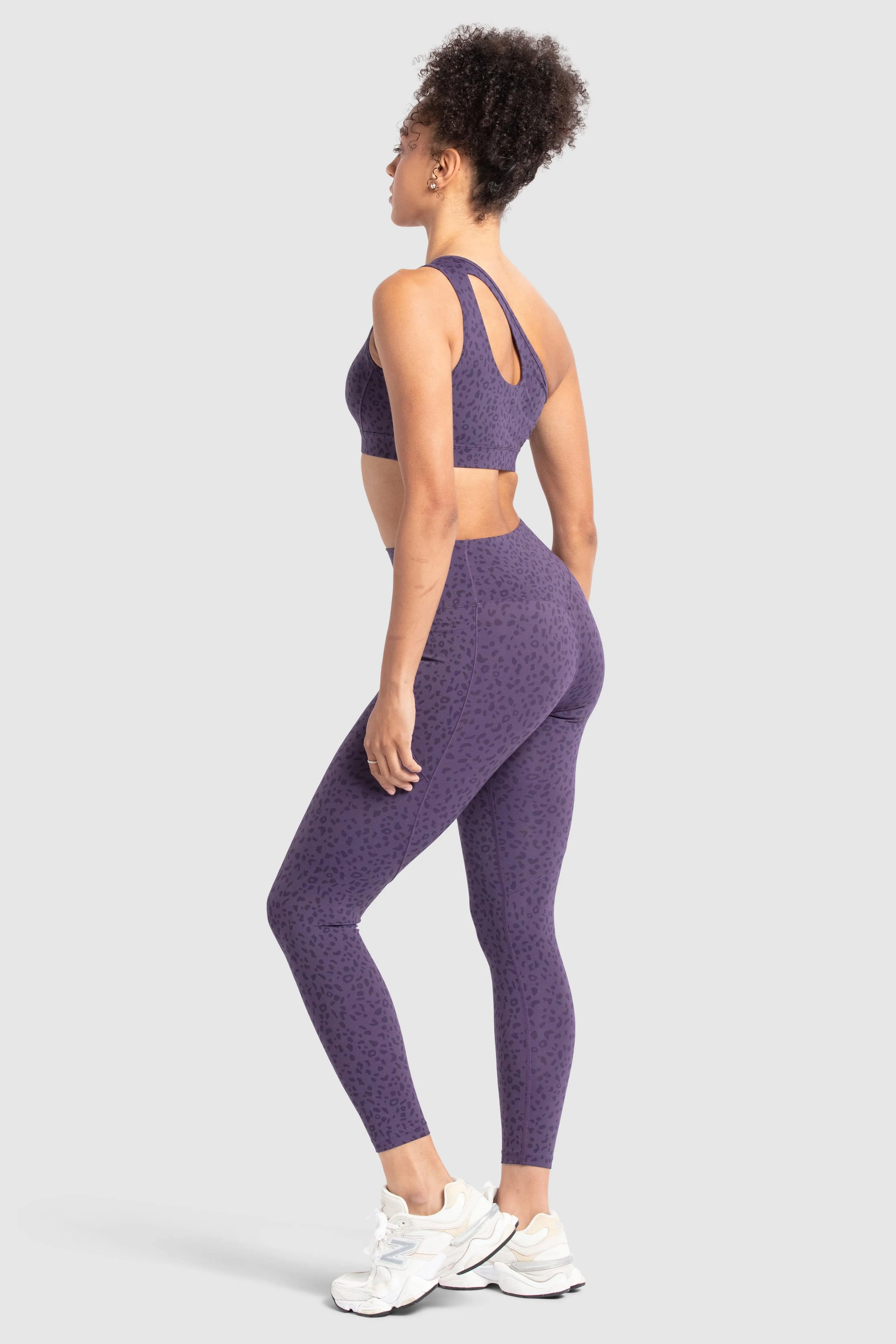 Desire Leggings - Purple Leopard