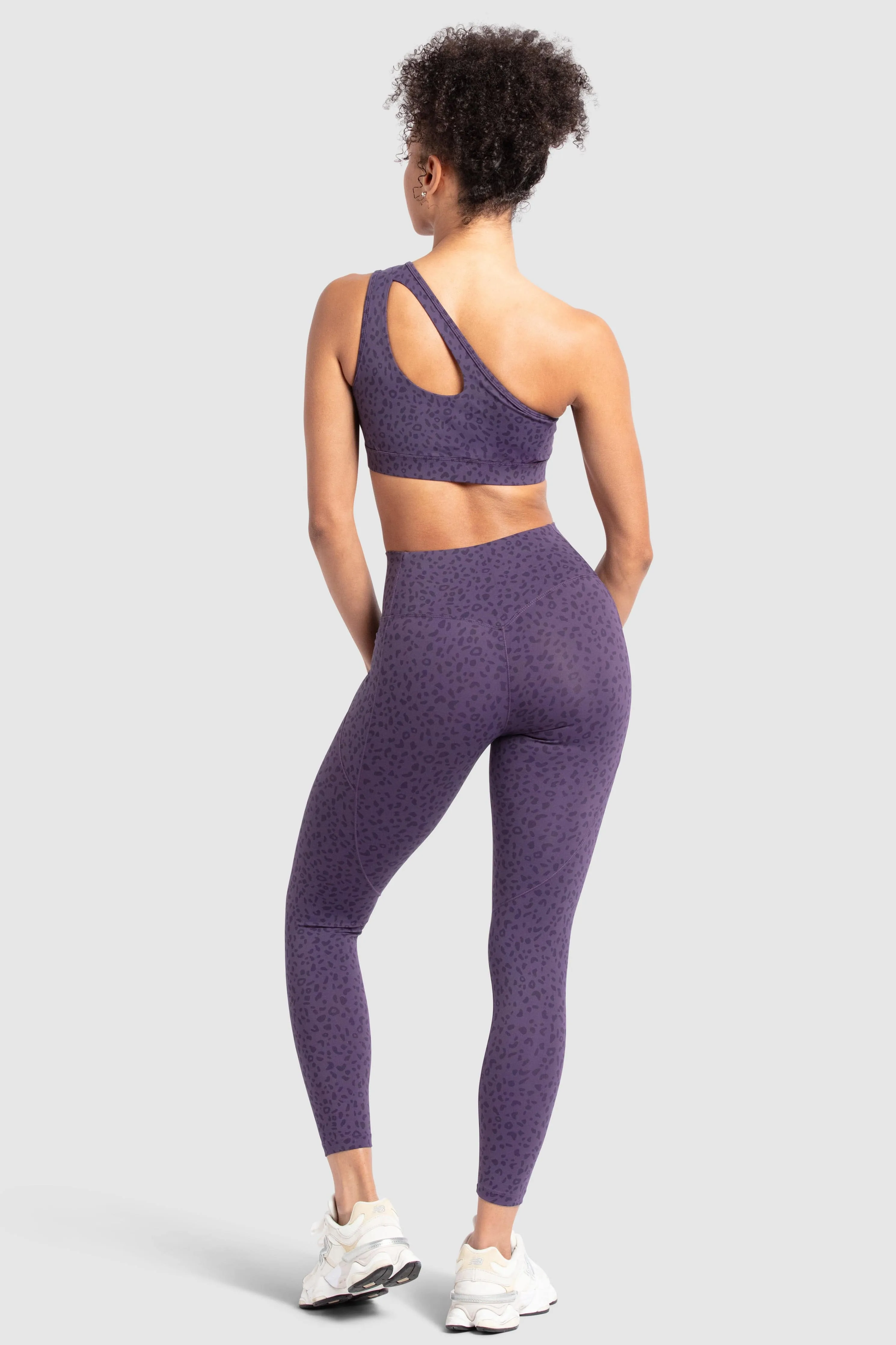 Desire Leggings - Purple Leopard