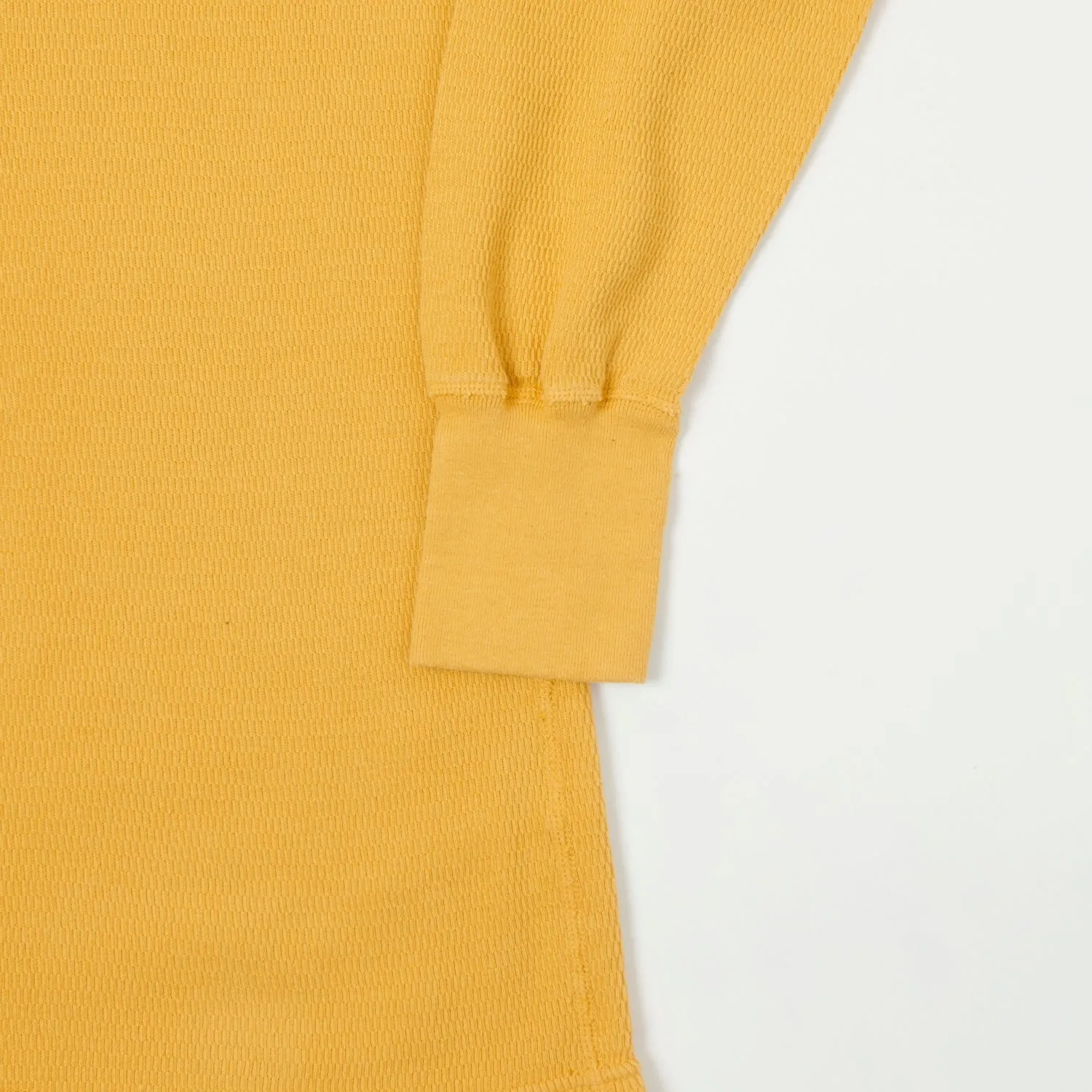 Dubbleworks Thermal Henley Tee - Citrus