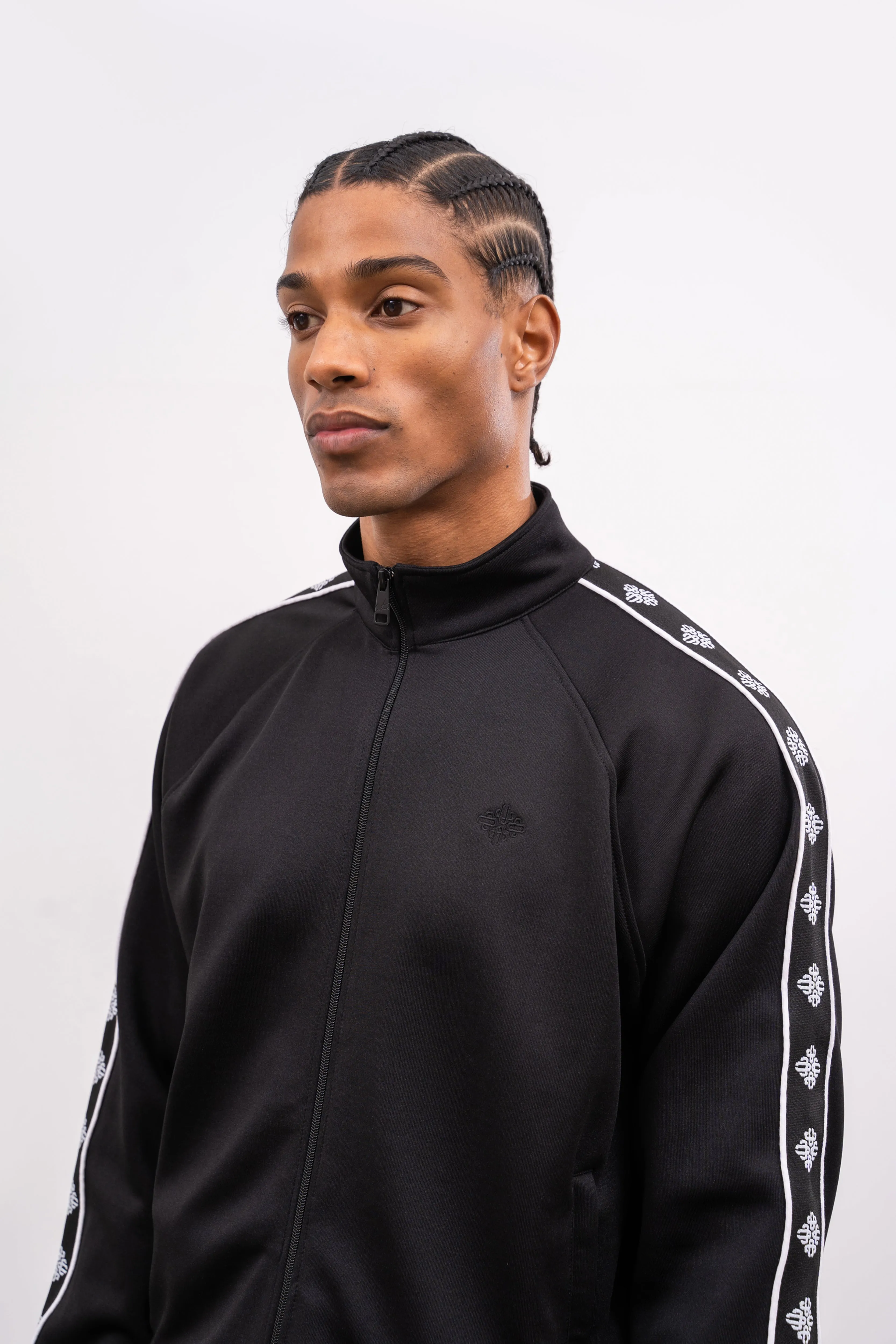 EMBLEM TRACK JACKET - BLACK