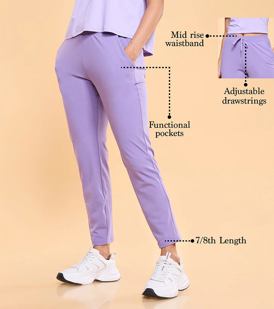 Enamor Athleisure E068 Dry Fit Smart Active Travel Pants