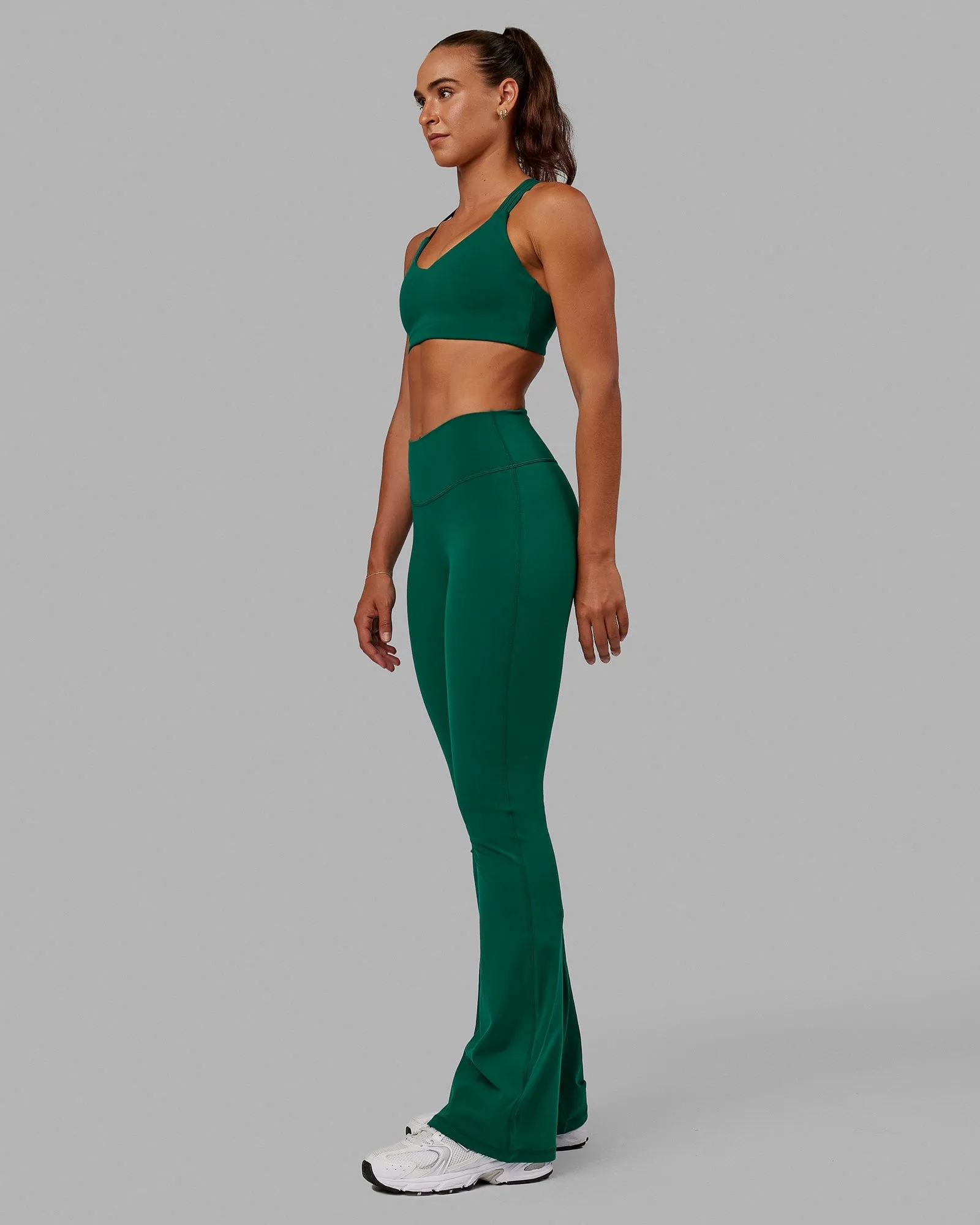 Everyday Flared Leggings - Malachite