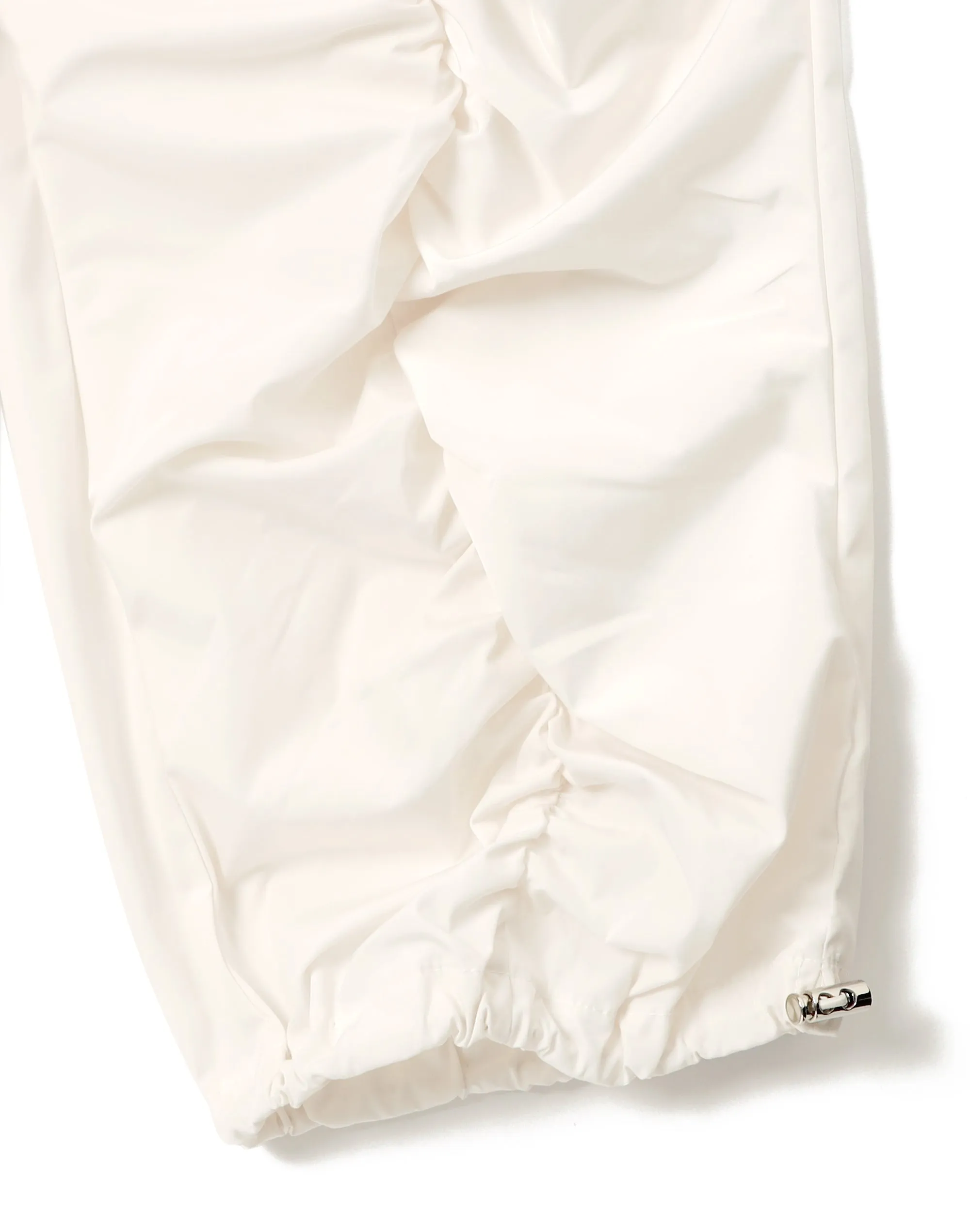 GATHER RIBBON CARGO PANTS (WHITE)