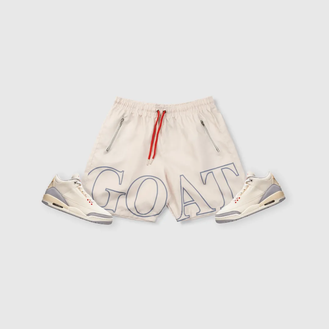 GOAT Track Shorts (Muslin)