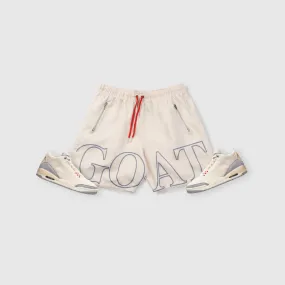 GOAT Track Shorts (Muslin)