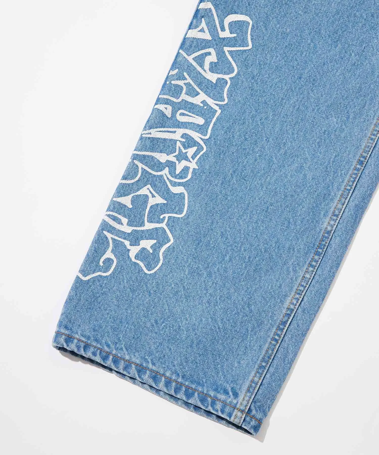 GRAFFITI DENIM PANTS