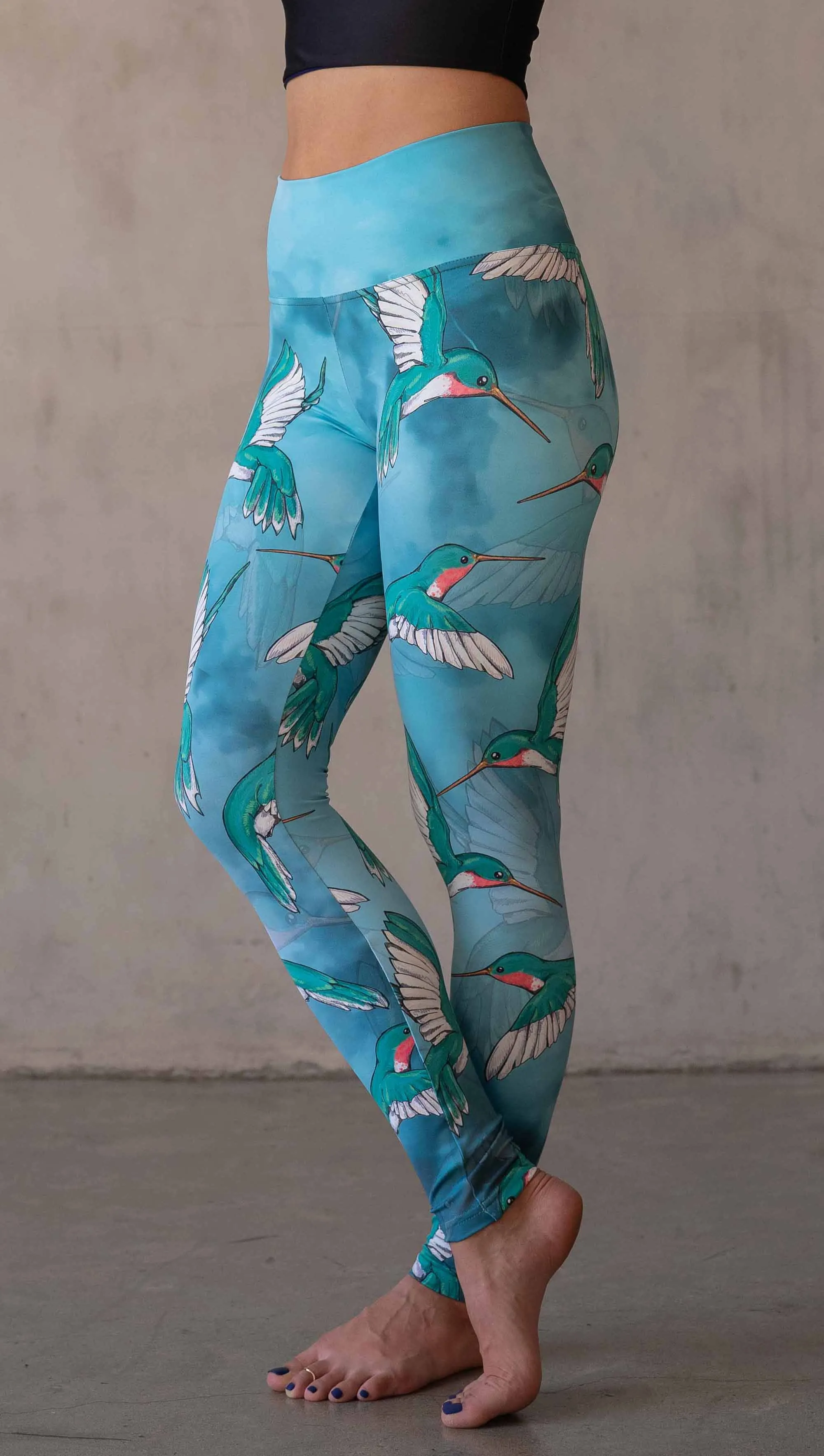 Hummingbirds- Athleisure Leggings