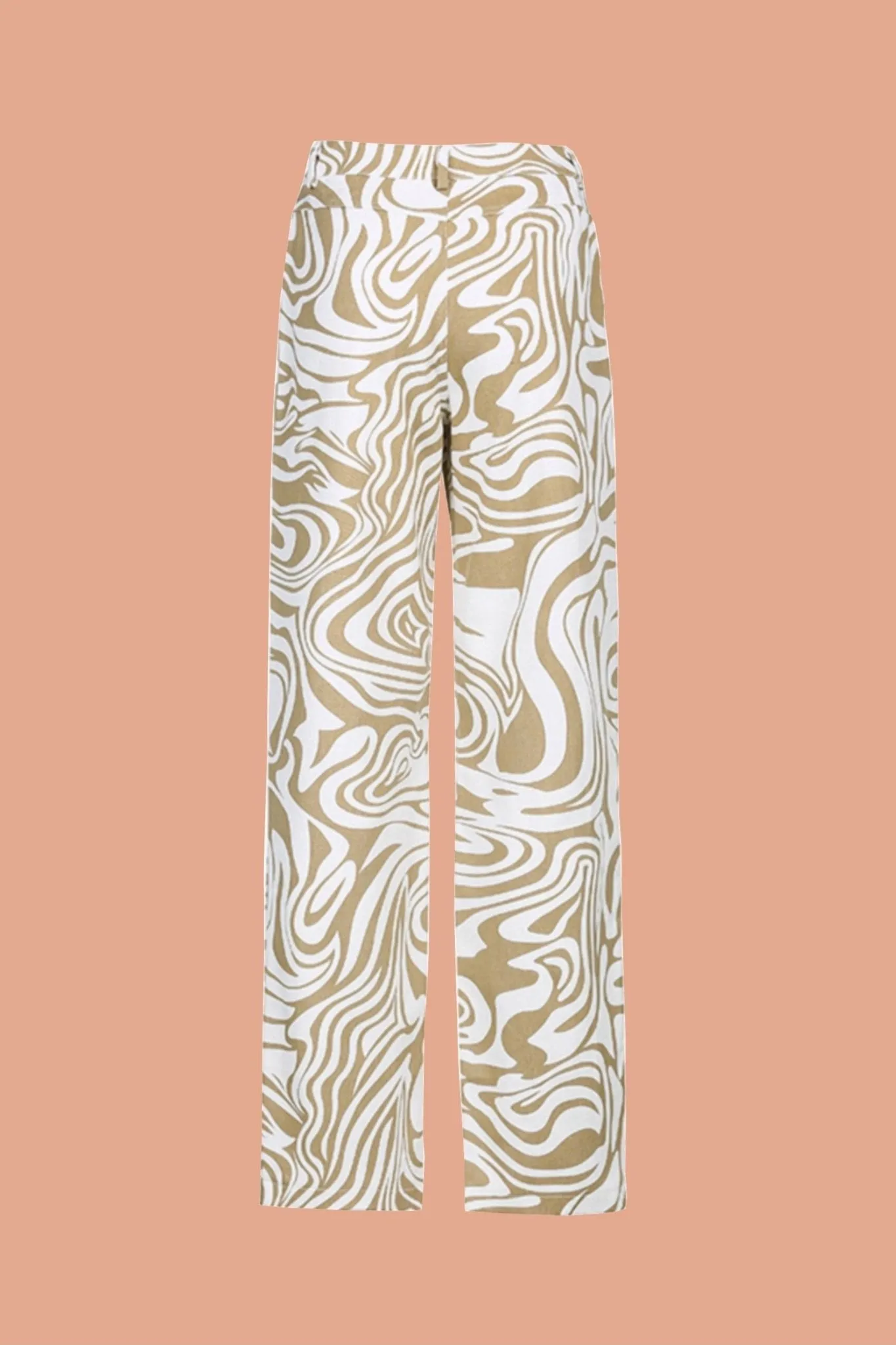 Indie wave pattern trousers