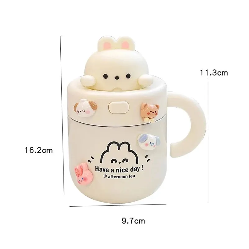 Kawaii Animal Coffee Thermal Cup