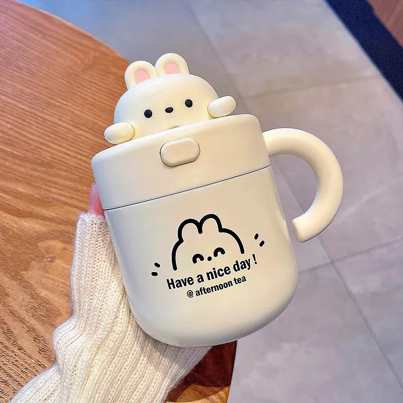 Kawaii Animal Coffee Thermal Cup