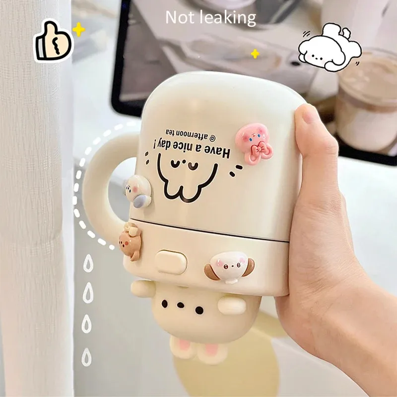 Kawaii Animal Coffee Thermal Cup