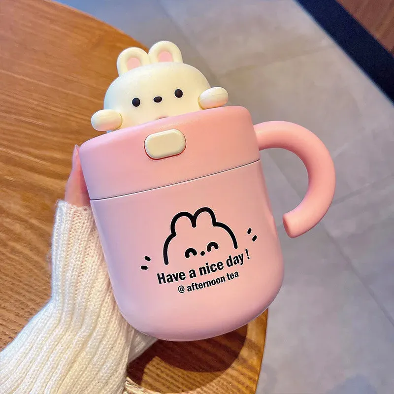 Kawaii Animal Coffee Thermal Cup