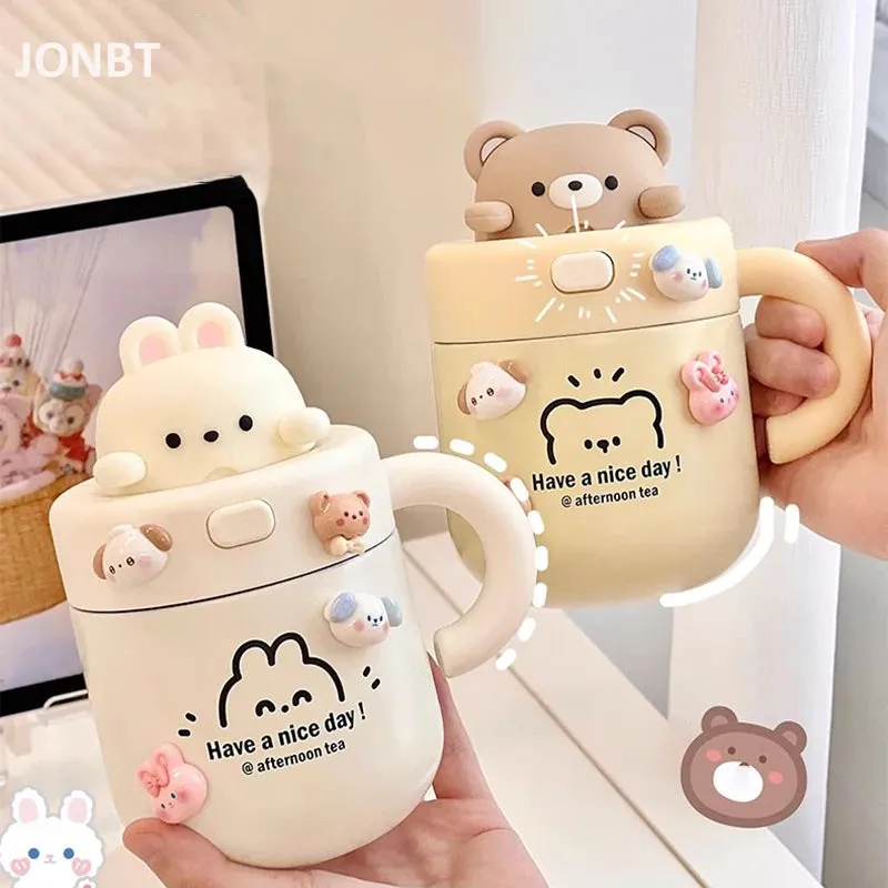 Kawaii Animal Coffee Thermal Cup