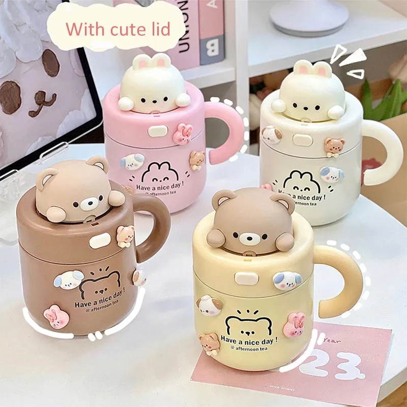 Kawaii Animal Coffee Thermal Cup