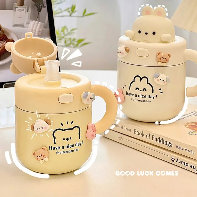 Kawaii Animal Coffee Thermal Cup