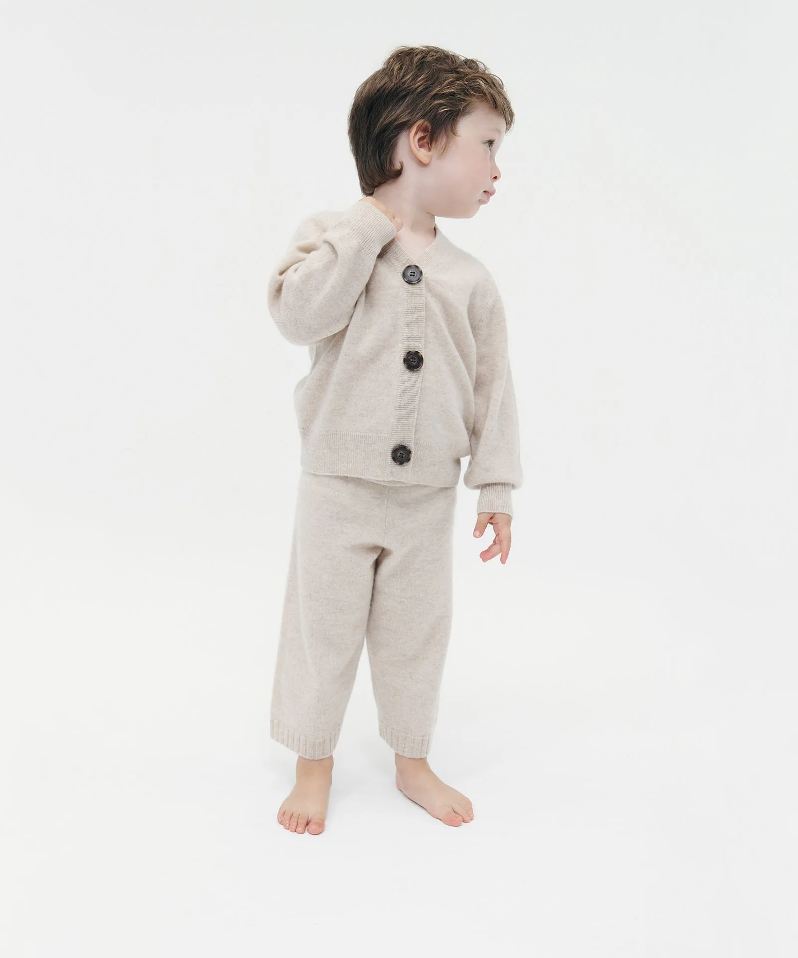 Kid's Cashmere Cropped Pant