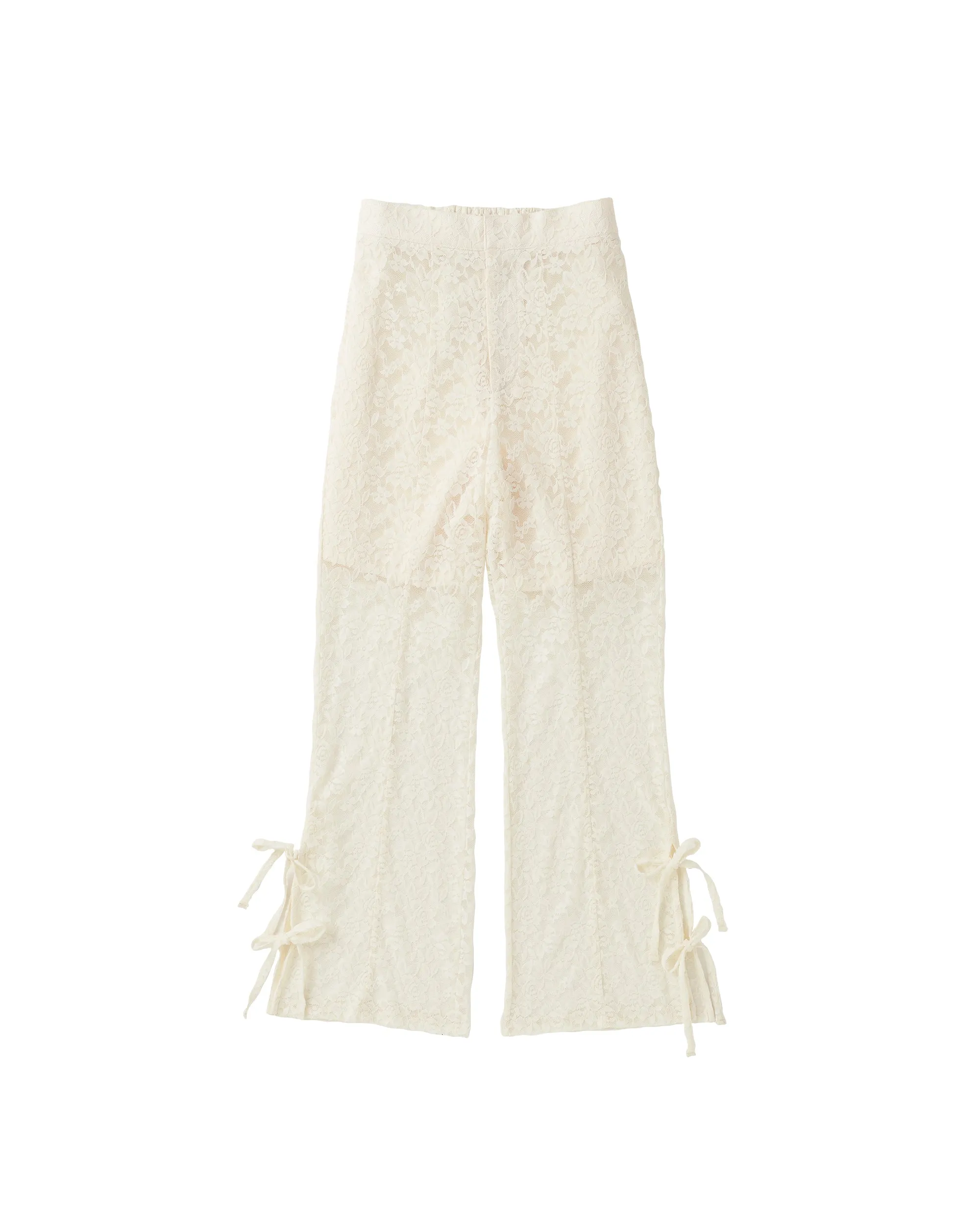 lace flare pants