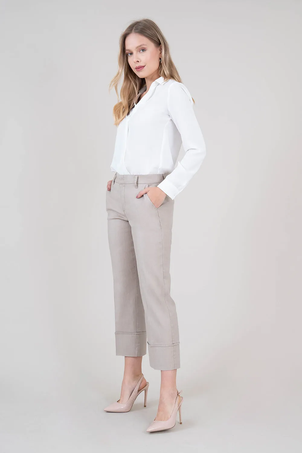 Lauren Linen Crop Pant