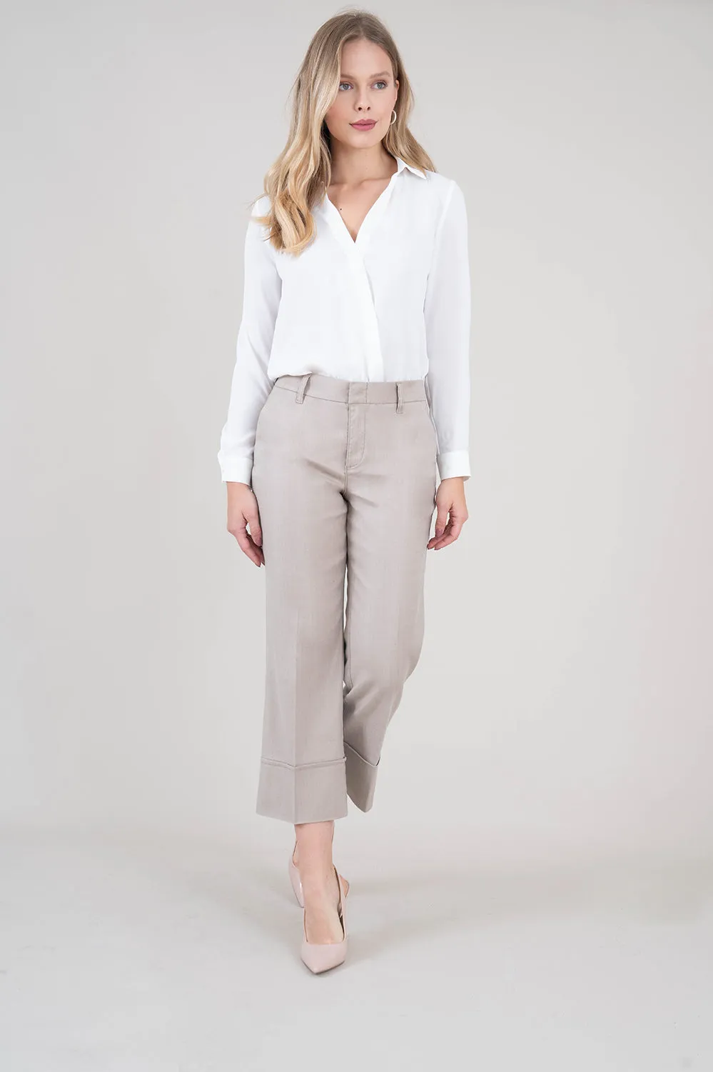 Lauren Linen Crop Pant