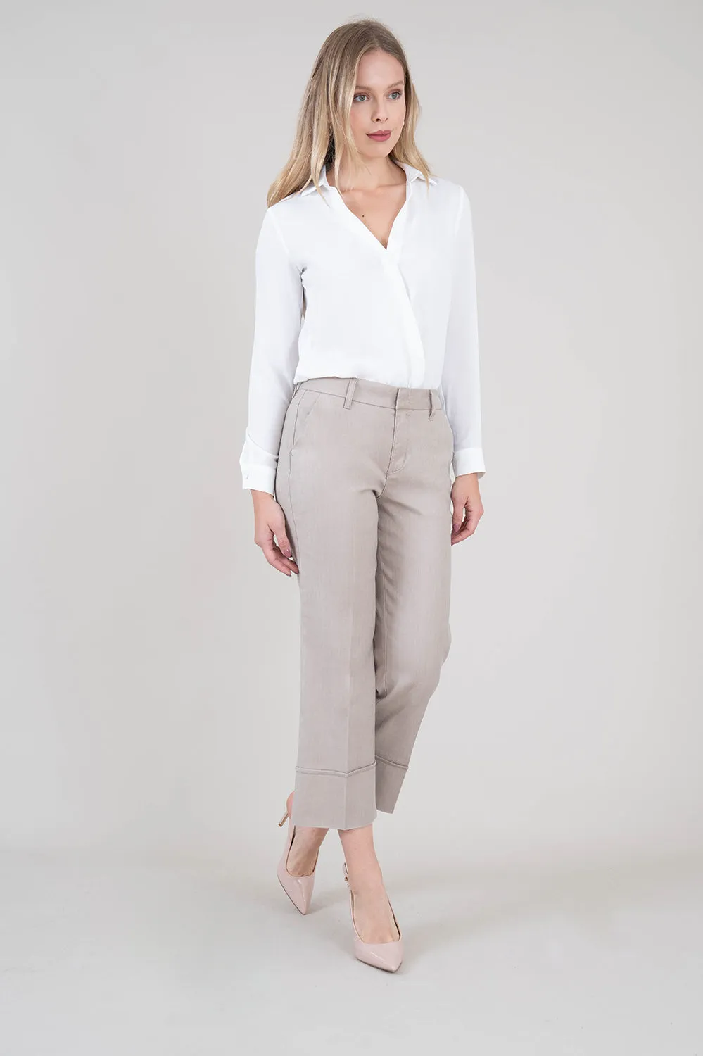 Lauren Linen Crop Pant