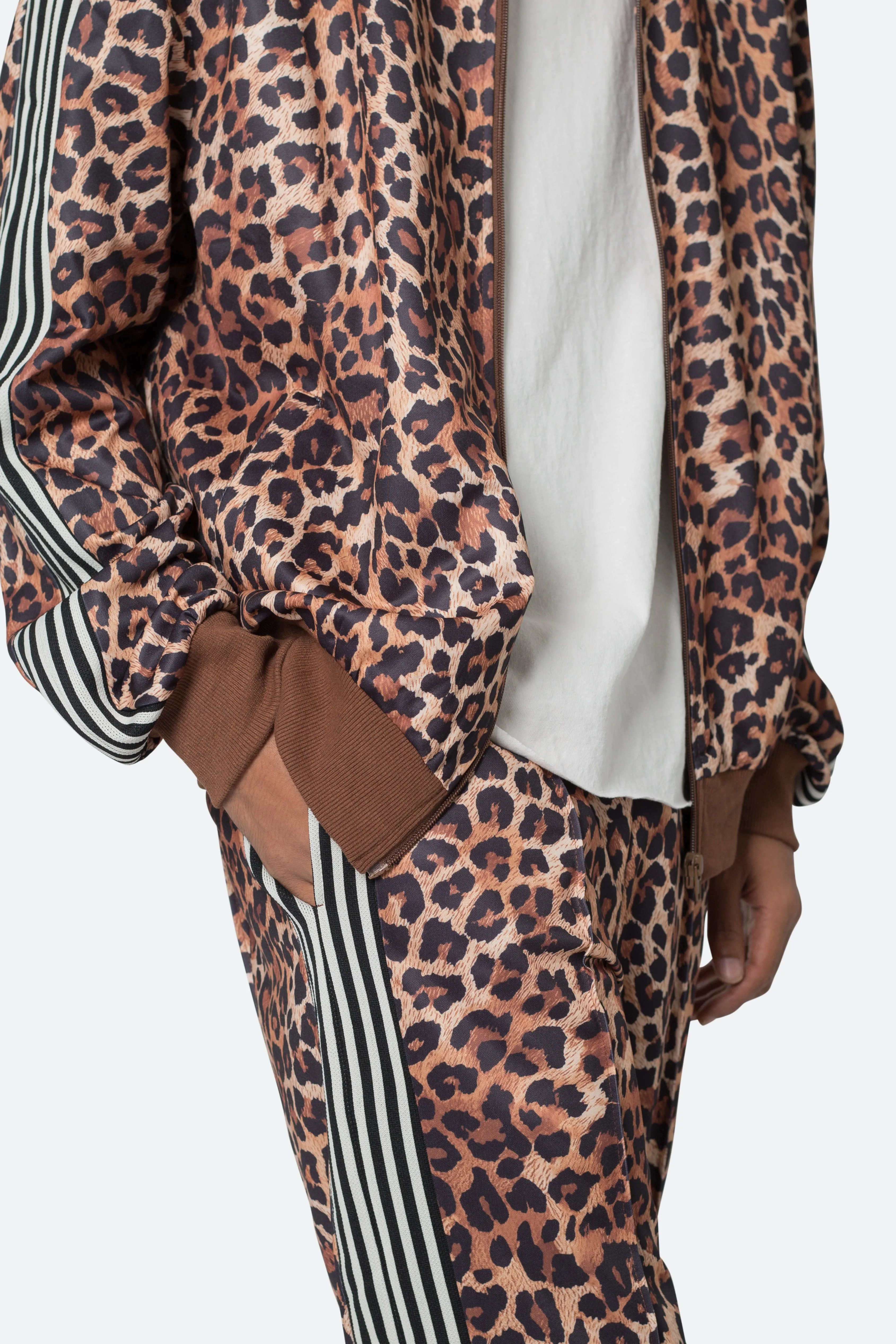 Leopard Track Jacket - Leopard Print