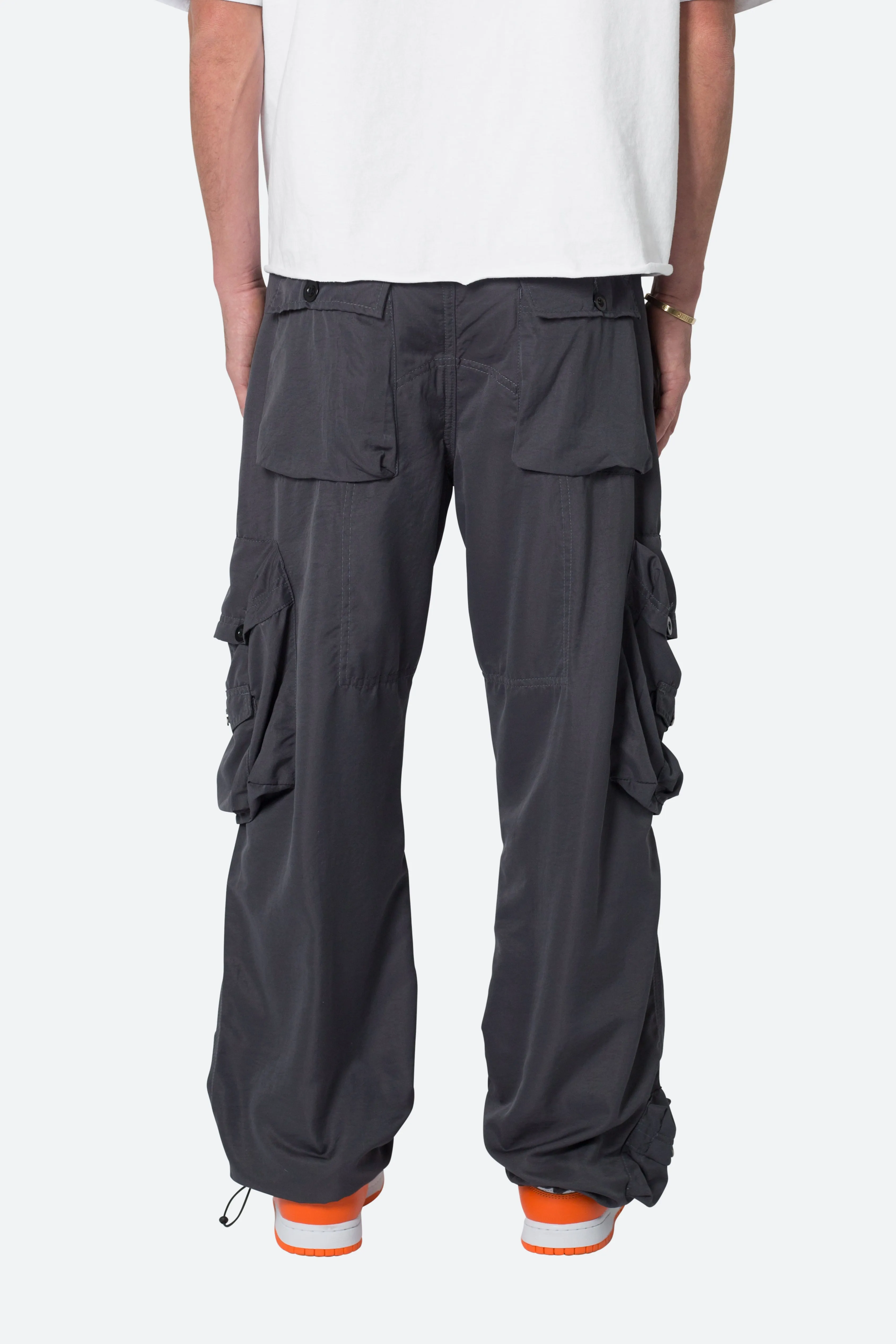 Lightweight Cinch Cargo Pants - Faded Black