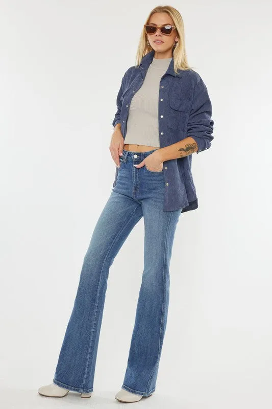 Luke High Rise Flare Jeans