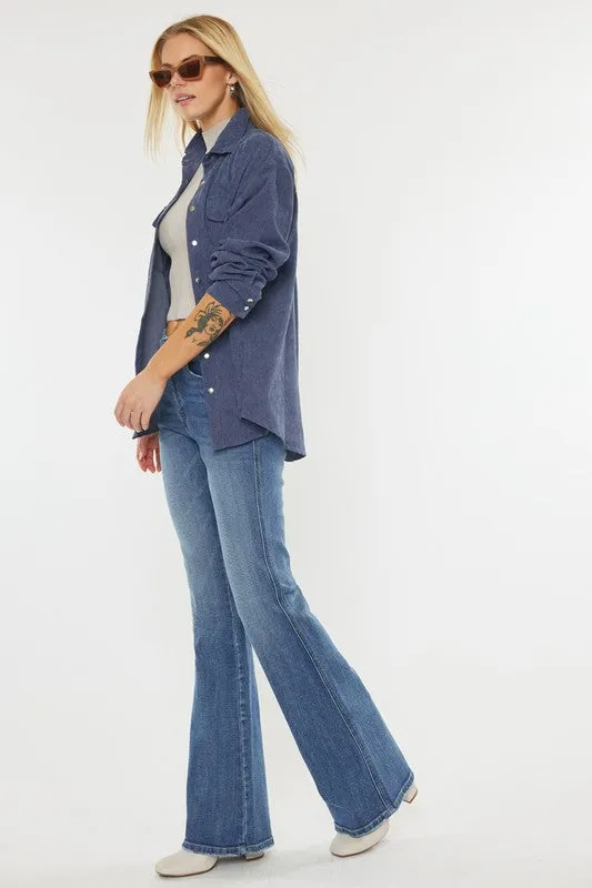 Luke High Rise Flare Jeans