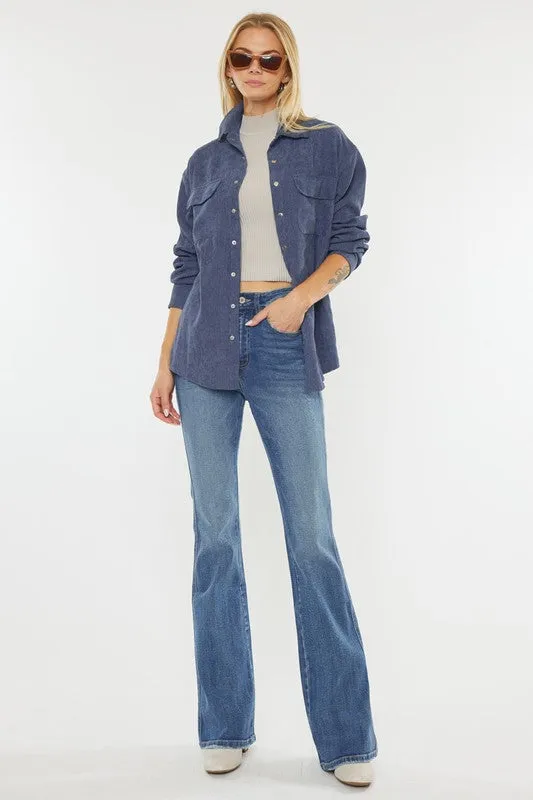 Luke High Rise Flare Jeans