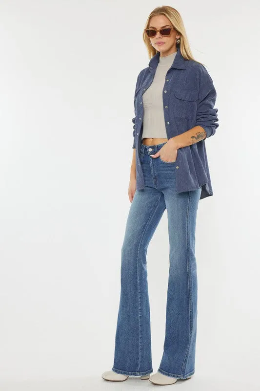 Luke High Rise Flare Jeans