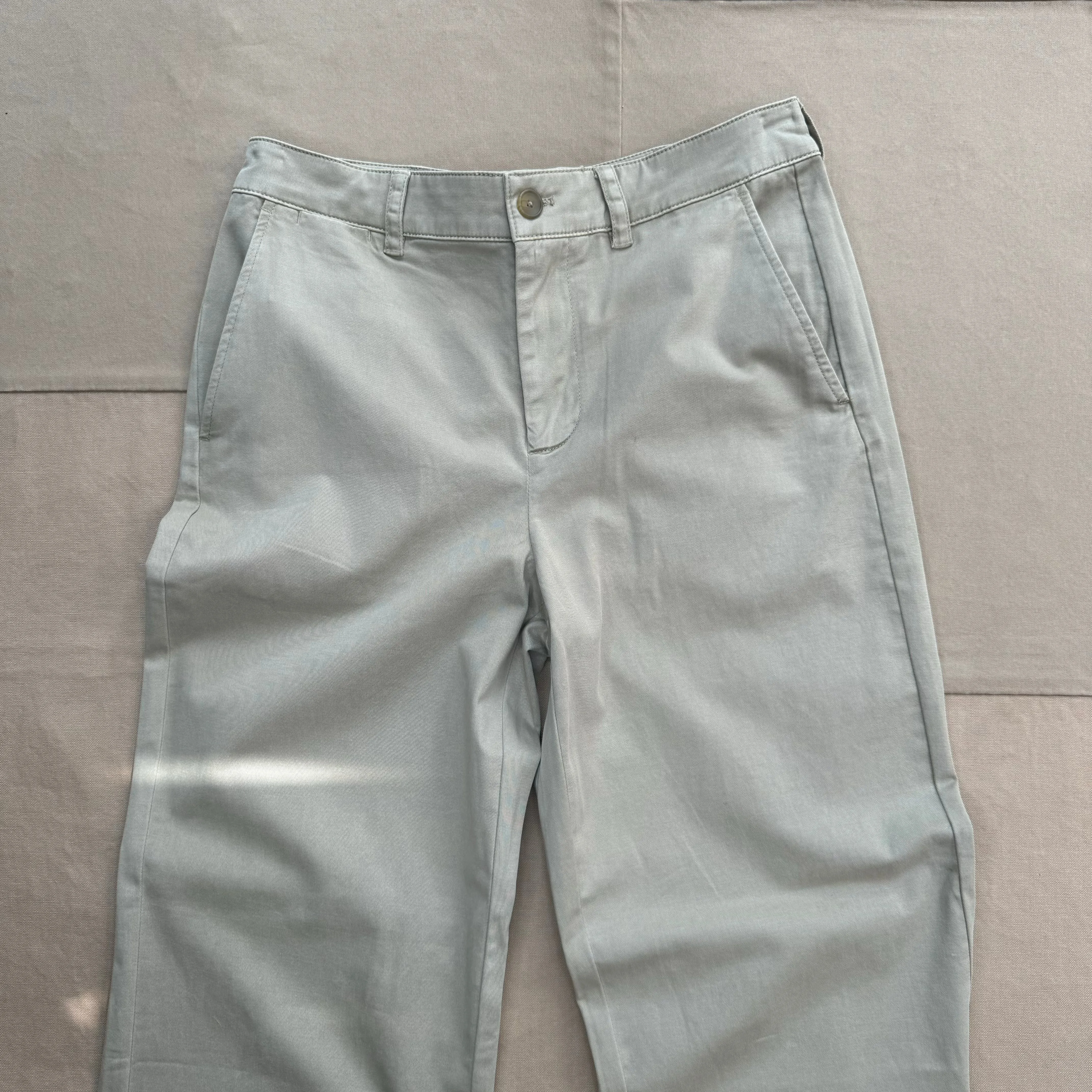 Marci Twill Trousers in Putty Color