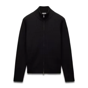 Merino Rib Vinnie Track Jacket