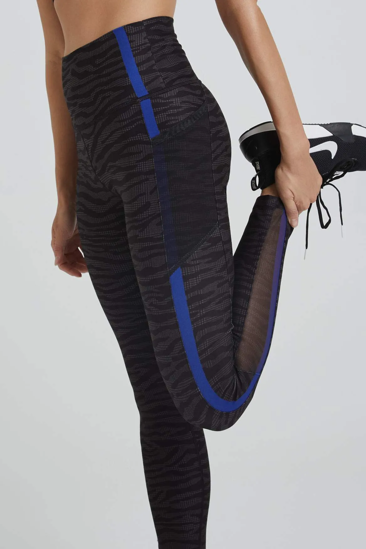 Nala Leggings Charcoal Zebra