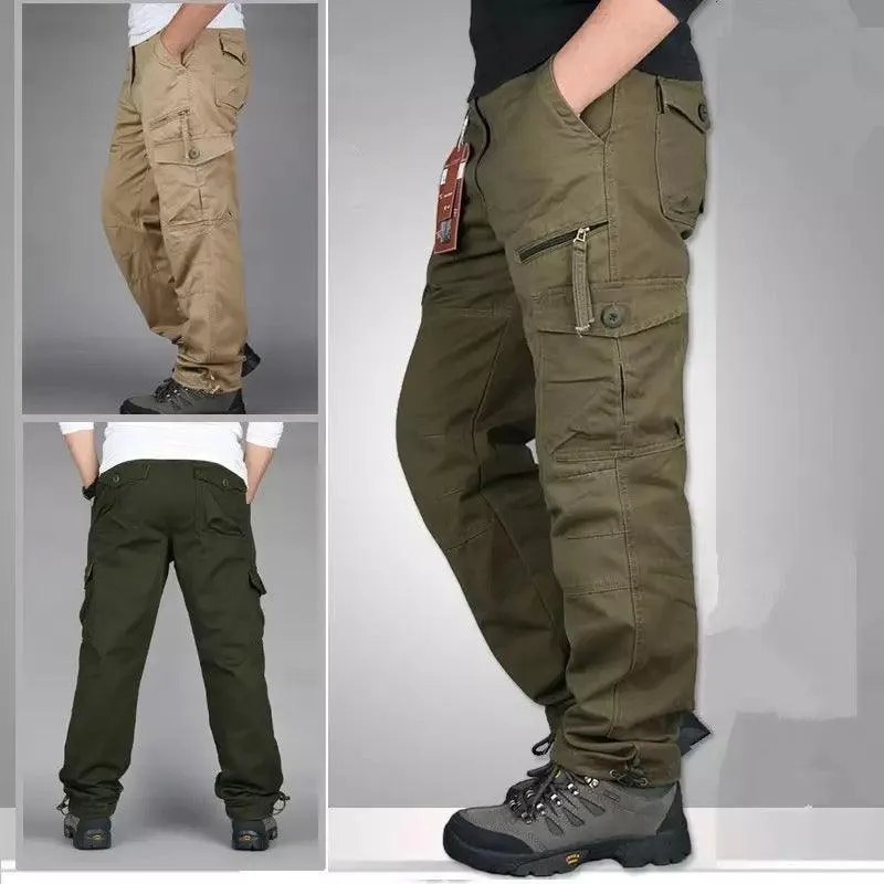 New Cargo Pants Tactical Multi-Pocket Overall Trousers