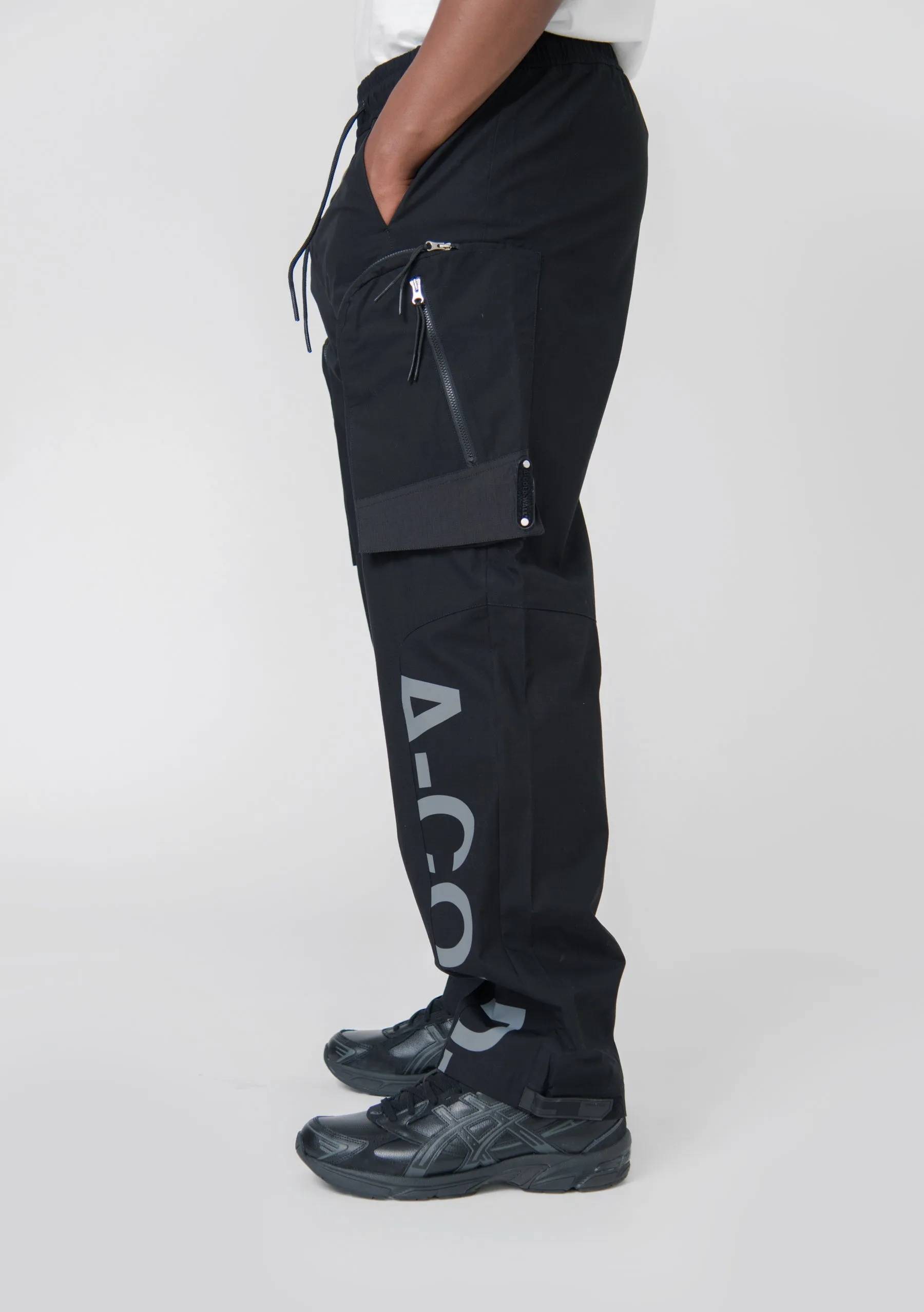 Overset Tech Pant Black