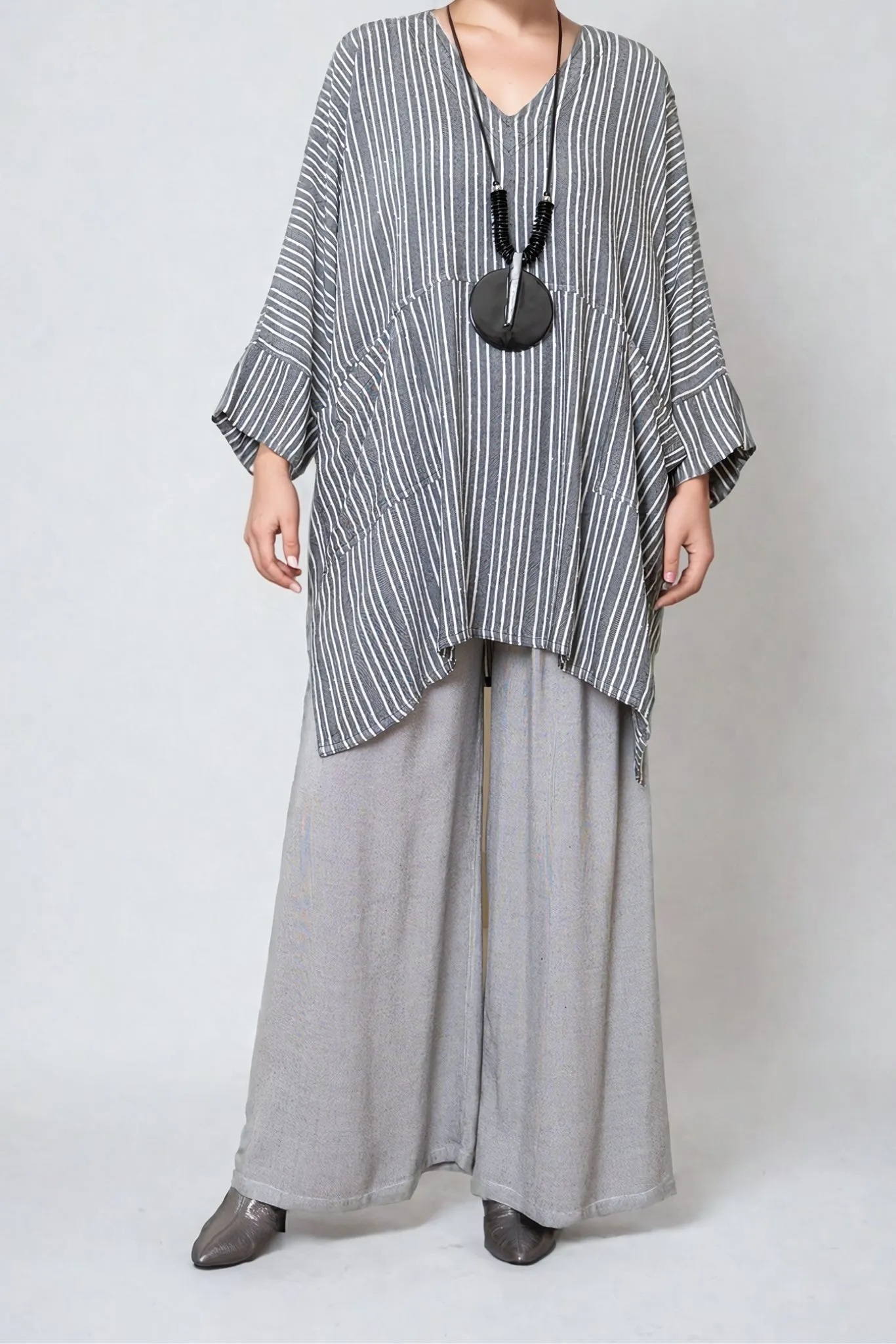 Palazzo Pant - Grey