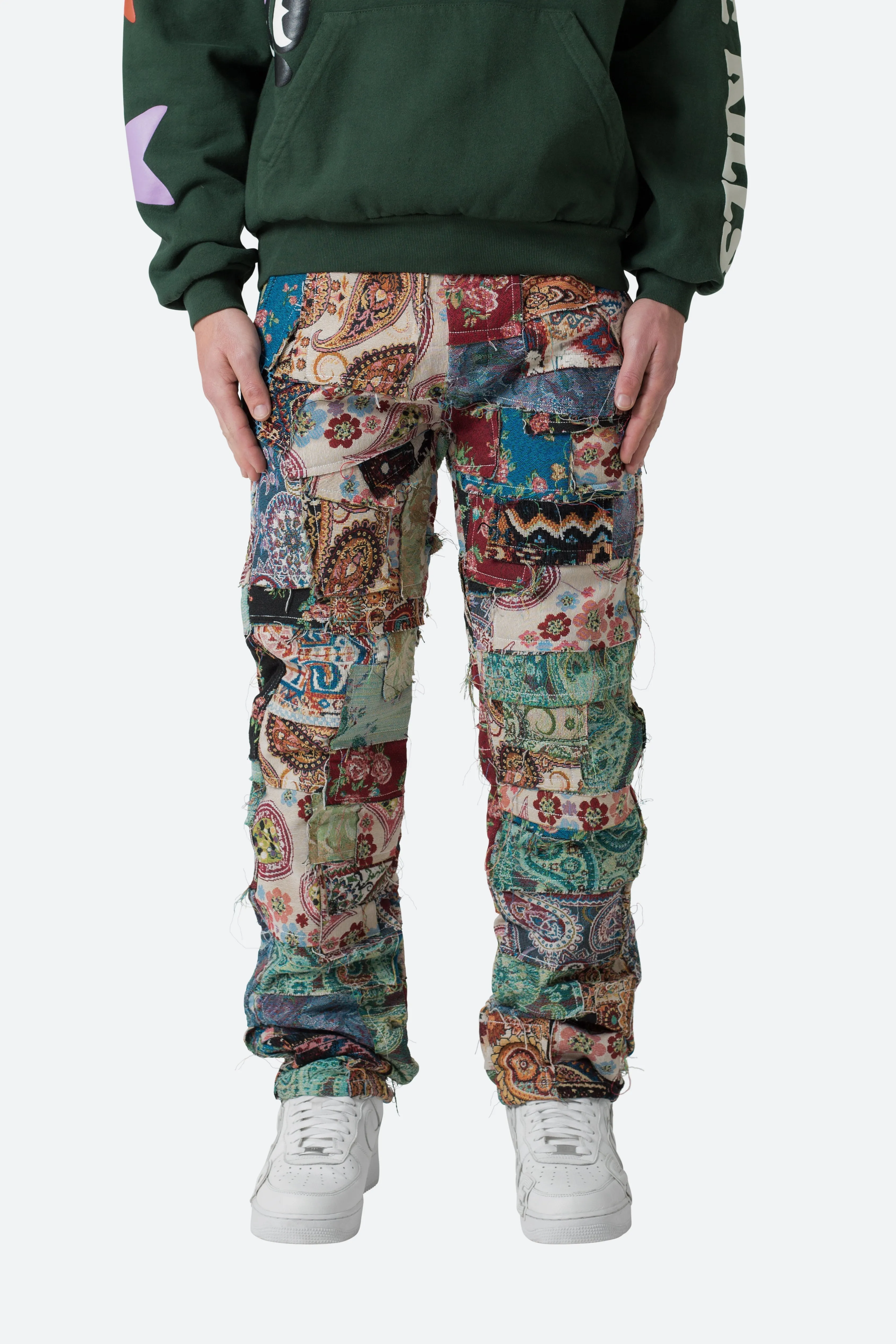 Paneled Blanket Pants - Multi