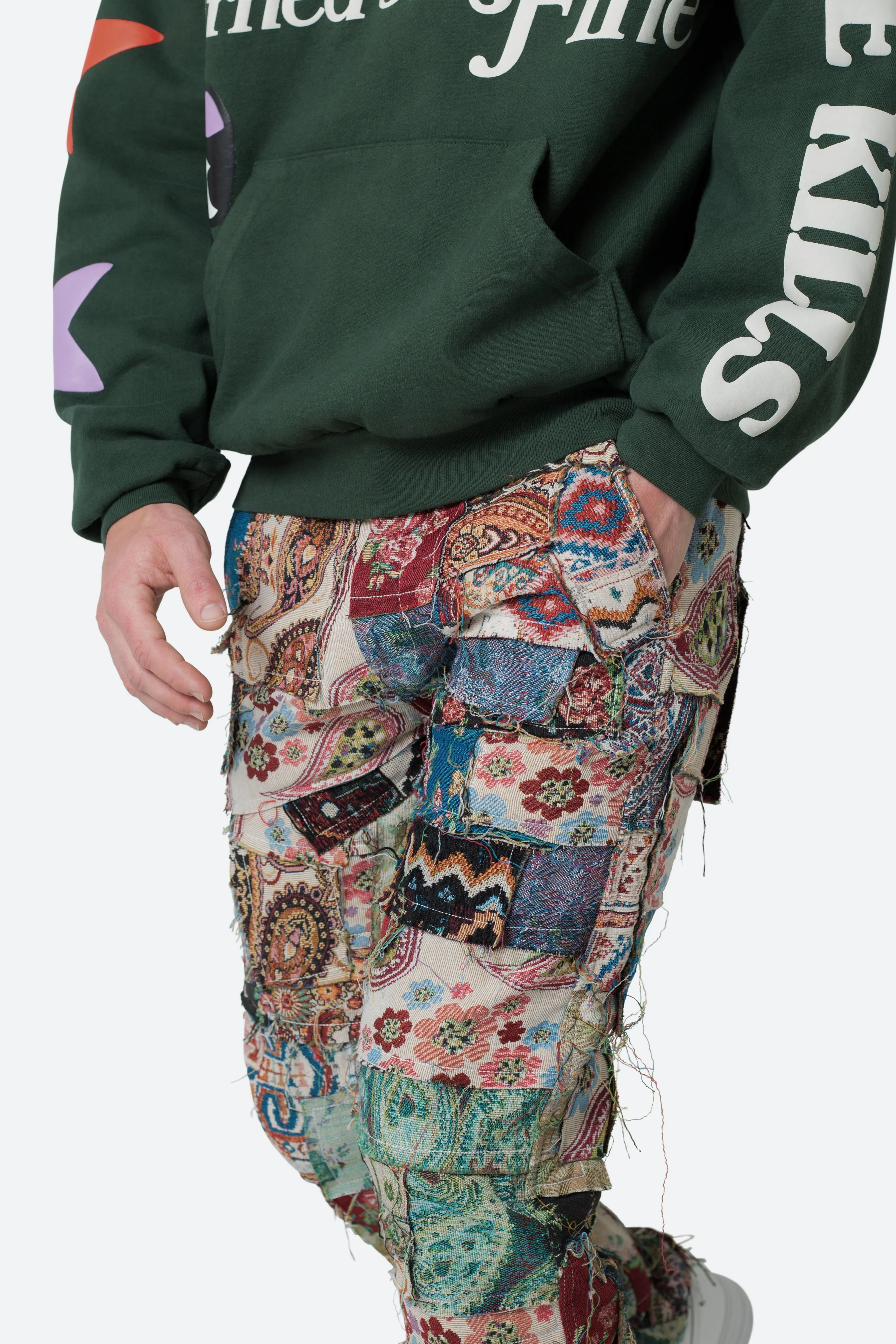 Paneled Blanket Pants - Multi