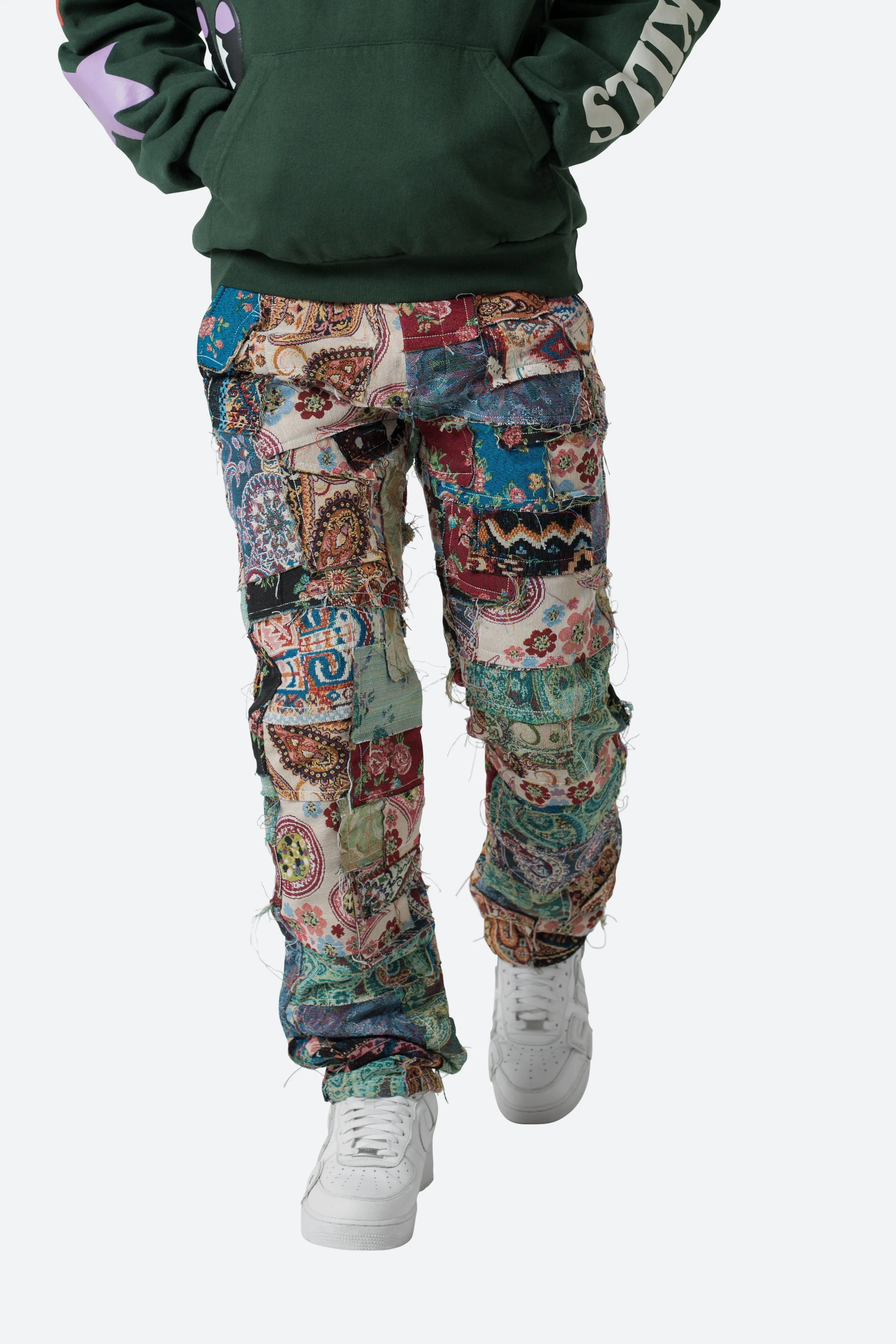 Paneled Blanket Pants - Multi