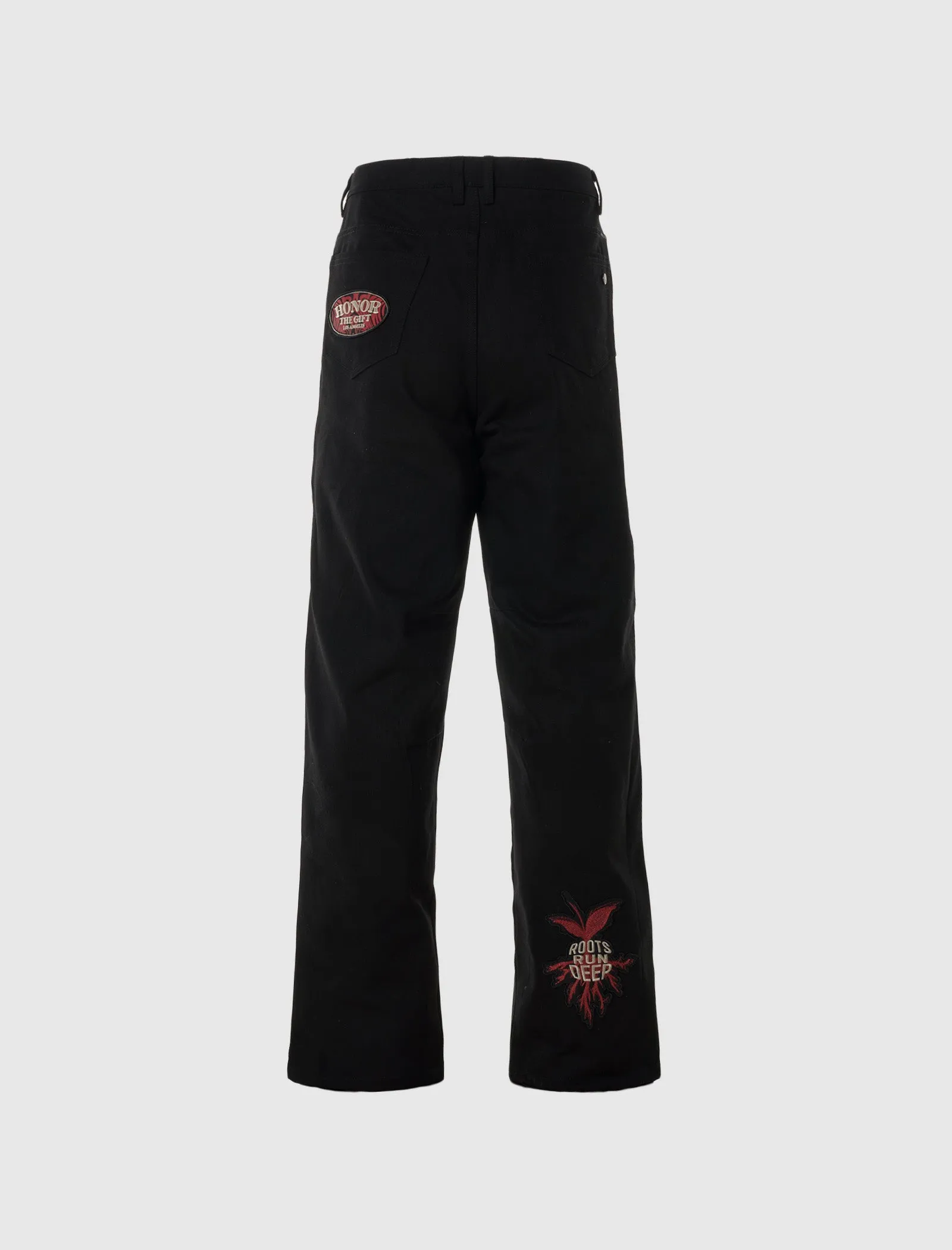 Patch Embroidered Carpenter Pants