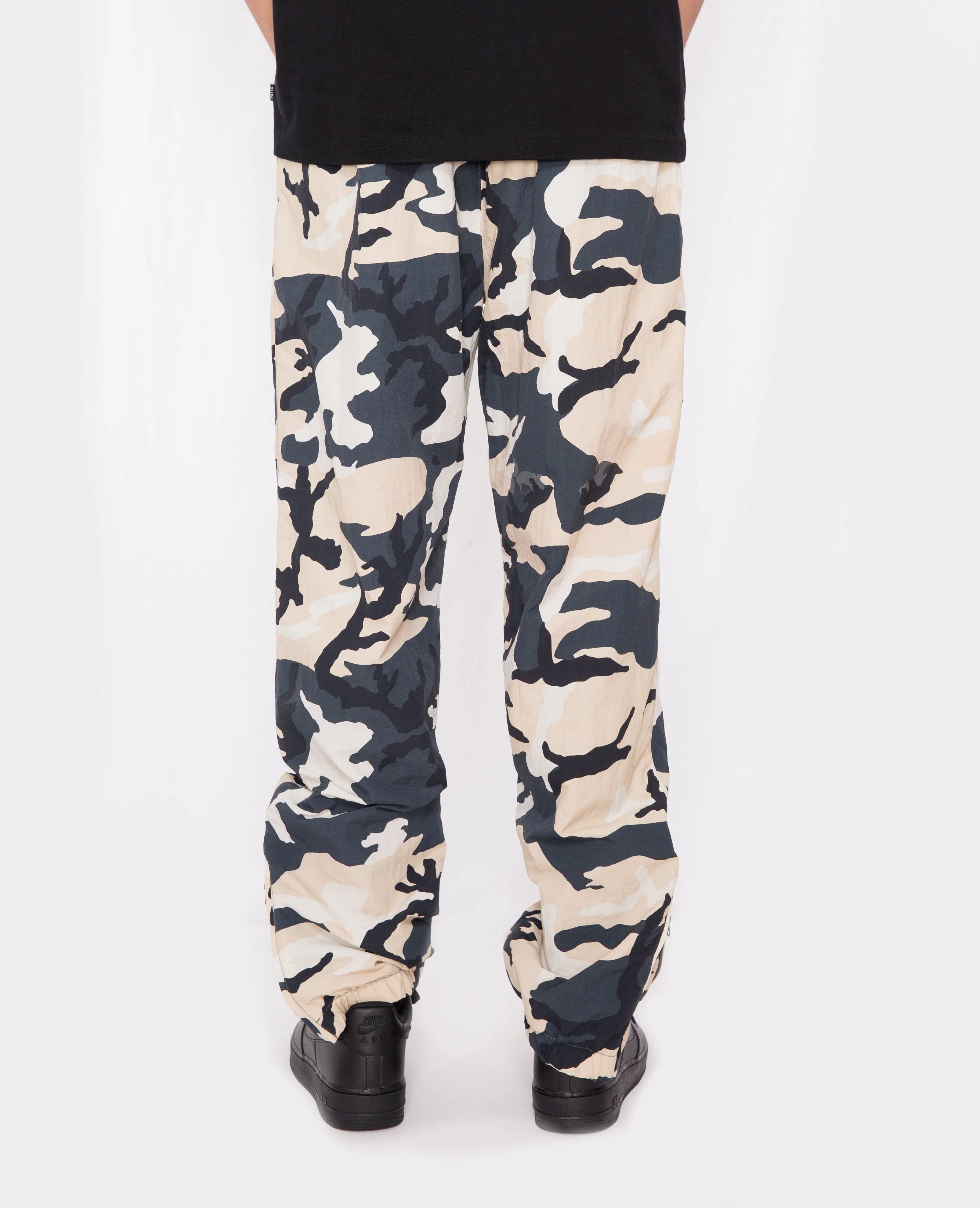 Patta Basic Relaxed Nylon Track Pants (Sand Woodland Camo)