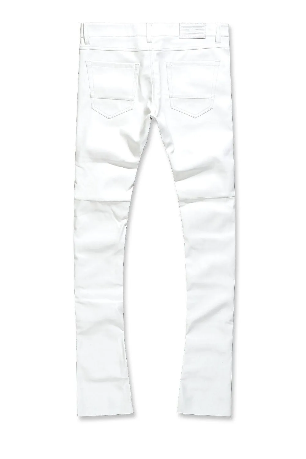 Ross Stacked - Thriller Cargo Pants (White)