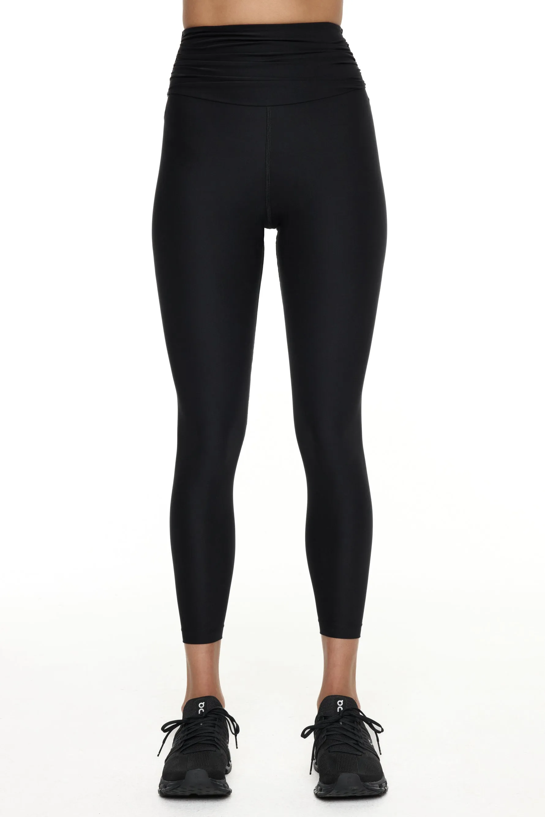 Ruched Leggings - Black