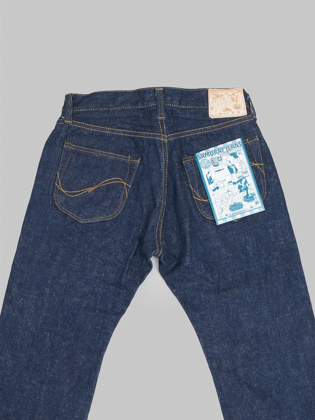 Samurai Jeans S000JP-AX "Ai Plus x Yamato Model" 18oz Slim Straight Jeans