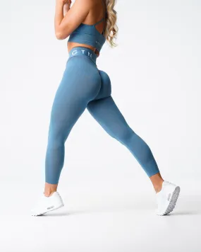 Stone Blue Sport Seamless Leggings