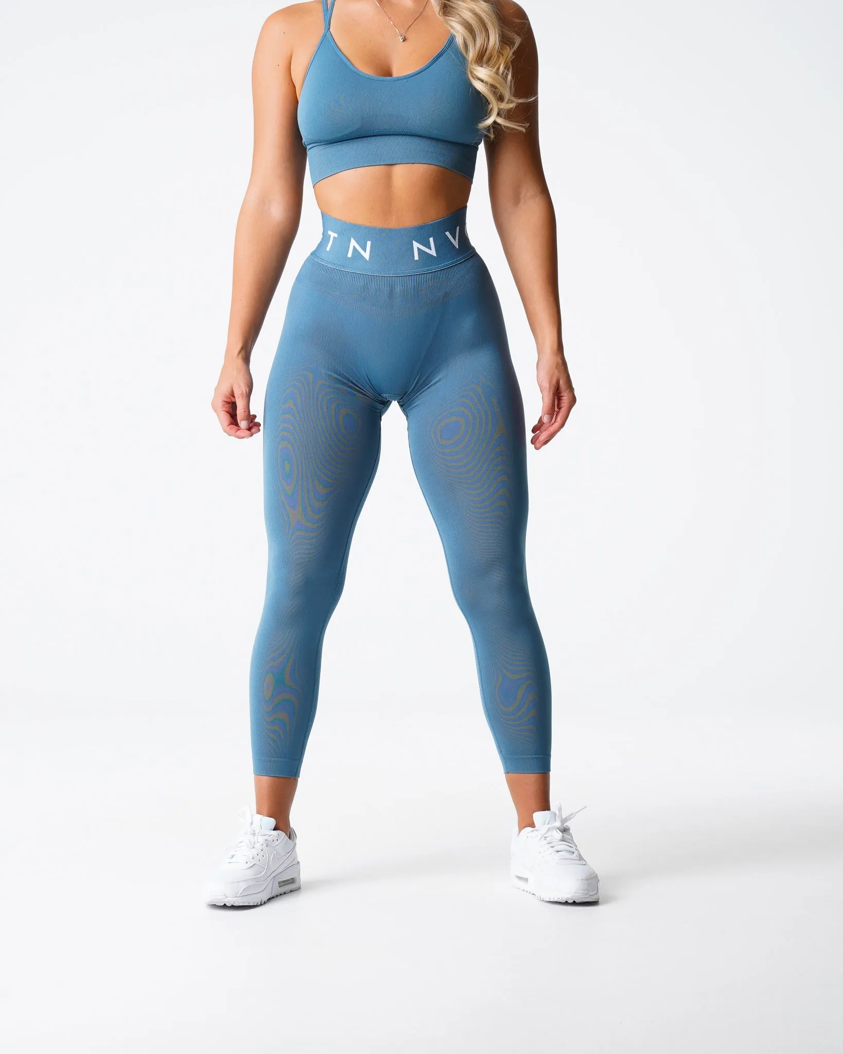 Stone Blue Sport Seamless Leggings