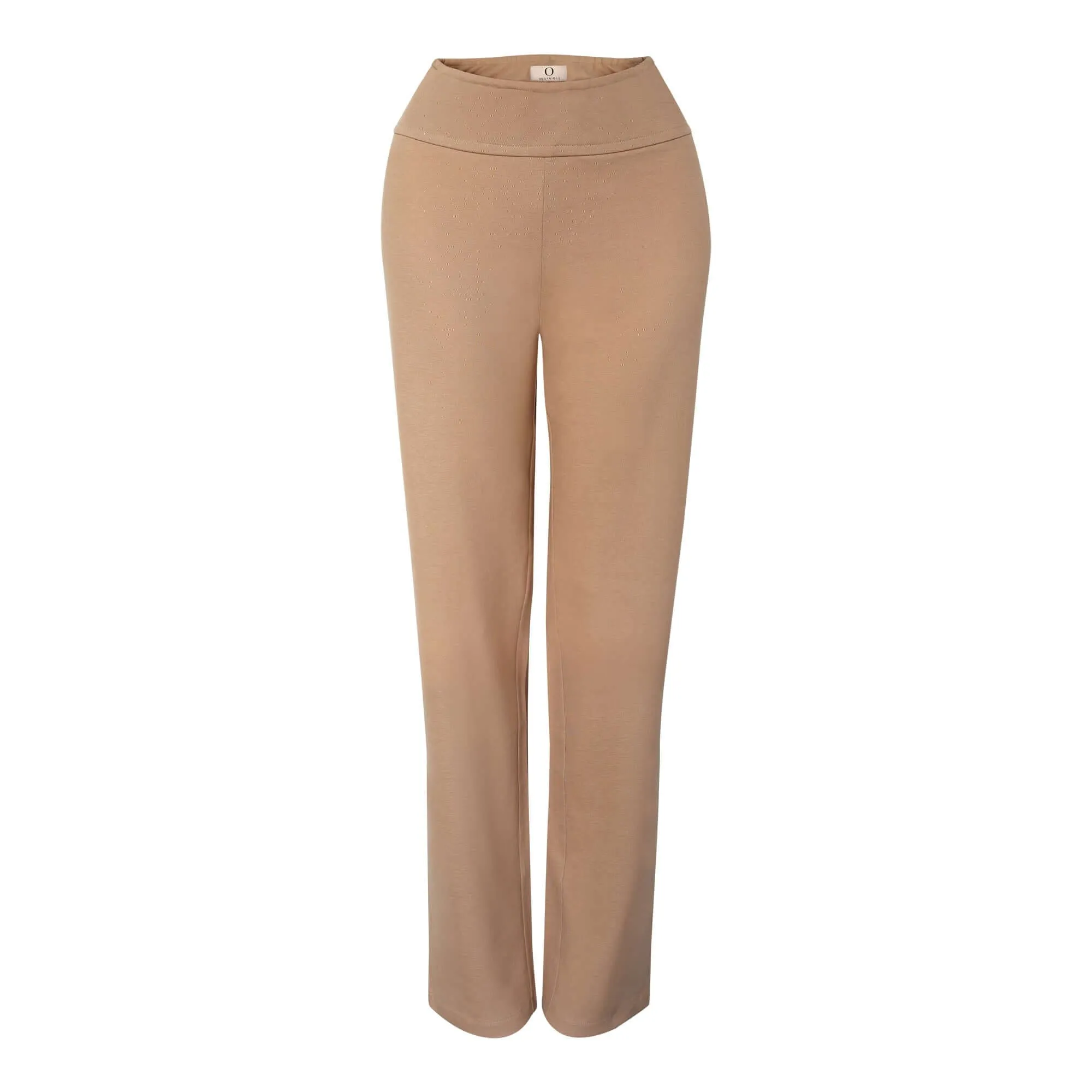 Straight Leg Trousers in Light Brown