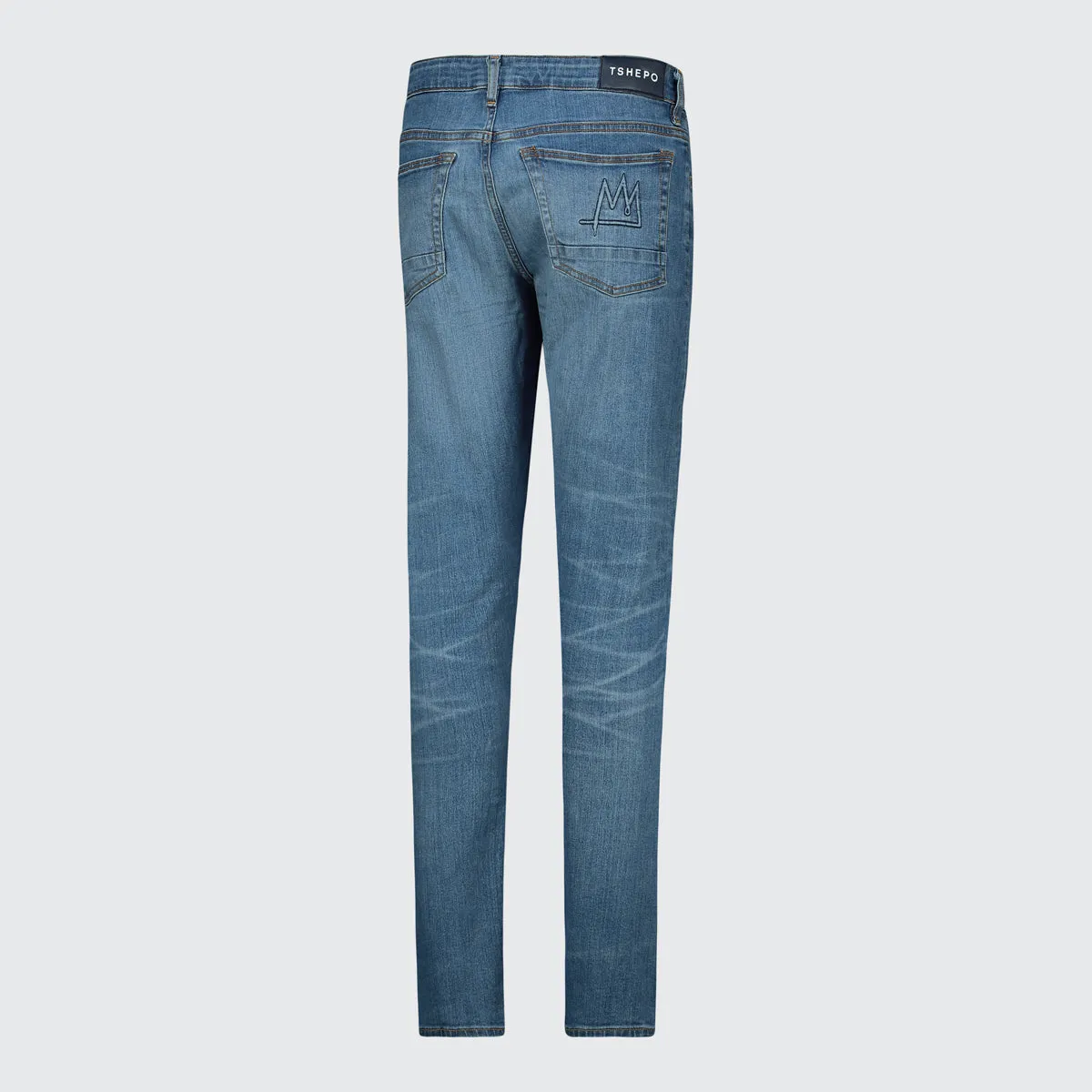 TSHEPO MENS MAGRIZA JEANS, LIGHTWASH