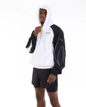 Tunero Track Hoodie - White/Black